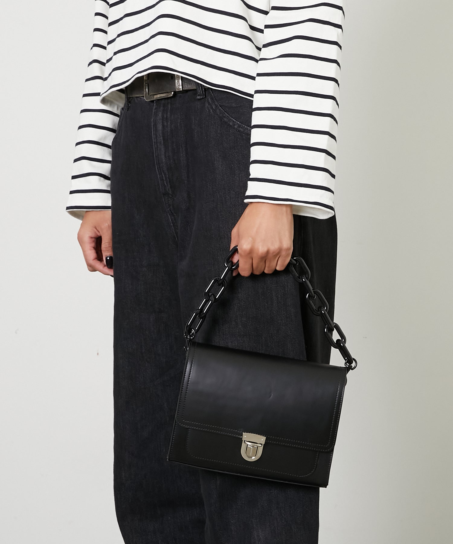 vetro(ヴェトロ) 牛革チェーンショルダー 横型 (imu-032)