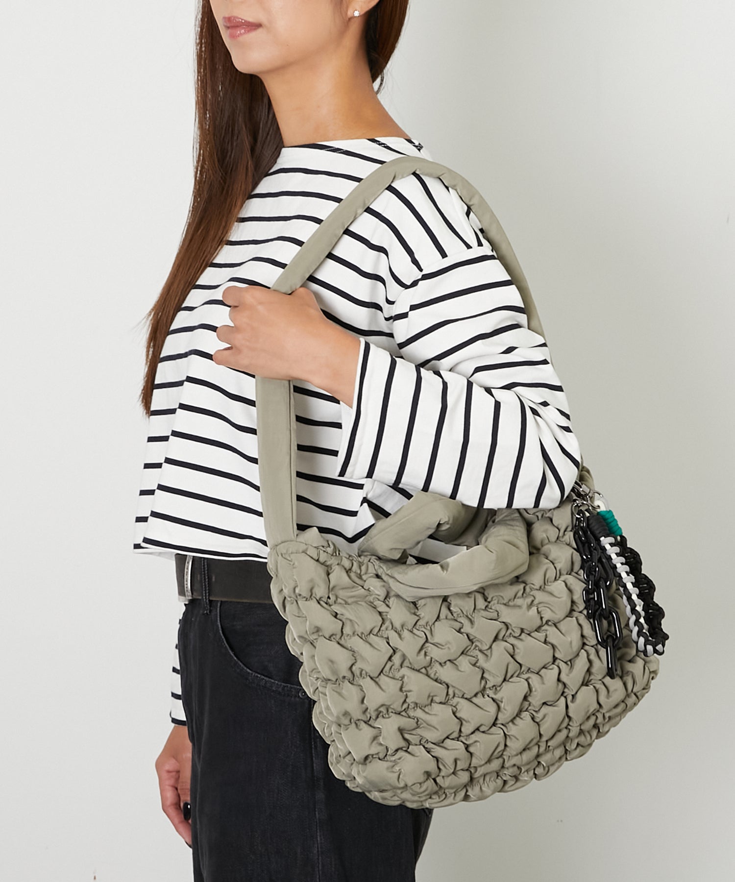 POM-POM ワッシャーナイロンワンショルダー スモール (imu-030)