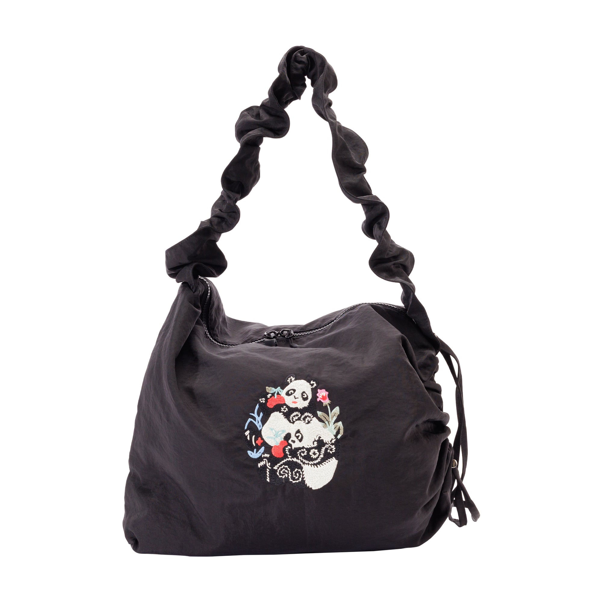 未使用ケイタマルヤマ2wayスエードリボンショルダートートバッグピンクブラック黒 Ball＆Chain BLUE LABEL(CHAT NOIR)（トートバッグ）｜KEITA