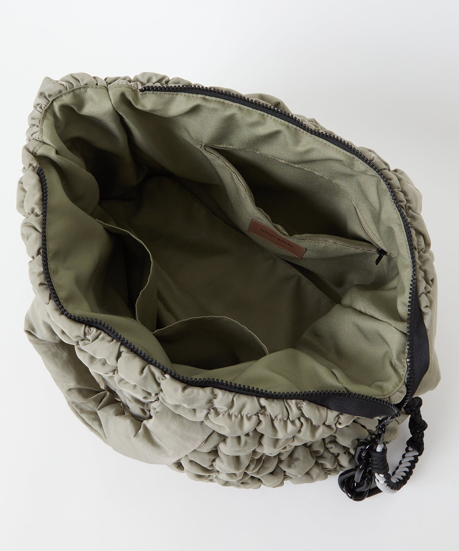 POM-POM ワッシャーナイロンワンショルダー ビッグ (imu-031)